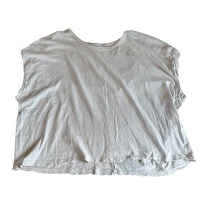 We The Free Women’s Ivory Short Sleeve Shirt Size Medium